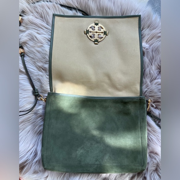 Tory Burch Miller Suede Messenger - Picture 4 of 6